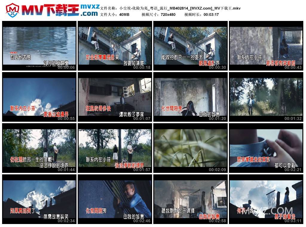 小尘埃-化险为夷_粤语_流行_MB402814